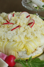 お漬物とジャコご飯のメハリ風